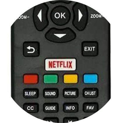 Controle Remoto Smart TV SEMP TCL CT-6841 / SKY-9029 / LE